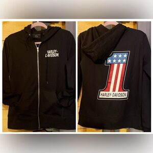 Black Label Harley Davidson Hoodie #1, Women’s Small